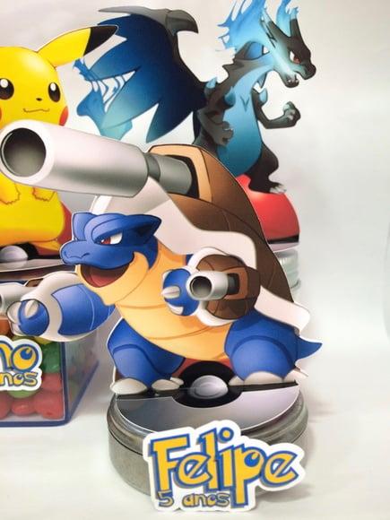 Aplique Pokemon 3d - 9cm com Tag Nome