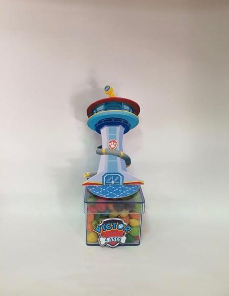Aplique Torre Patrulha Canina - 9,5 cm