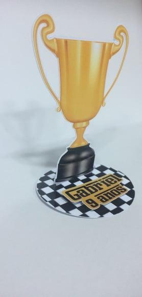 Aplique Troféu 3d