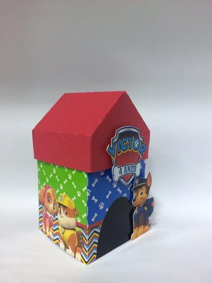 Caixa Casa Patrulha Canina
