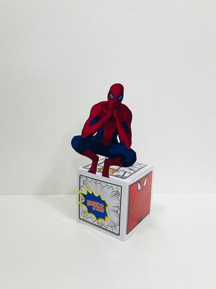 Caixa Homem Aranha - Caixa cubo