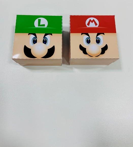 Caixa Mario Bros - Com tampa