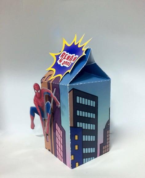 Caixa Milk Homem Aranha
