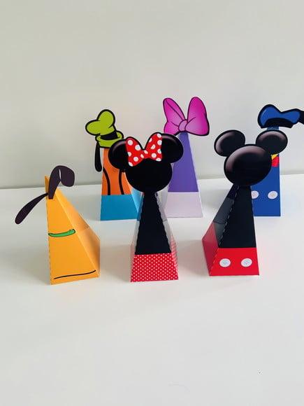 Caixa Triangular Turma do Mickey