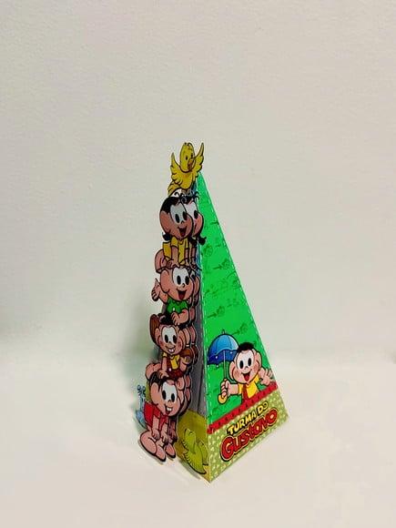 Caixa Triangular Turma Da Mônica