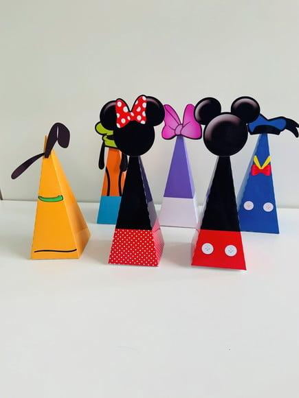 Caixa Triangular Turma do Mickey