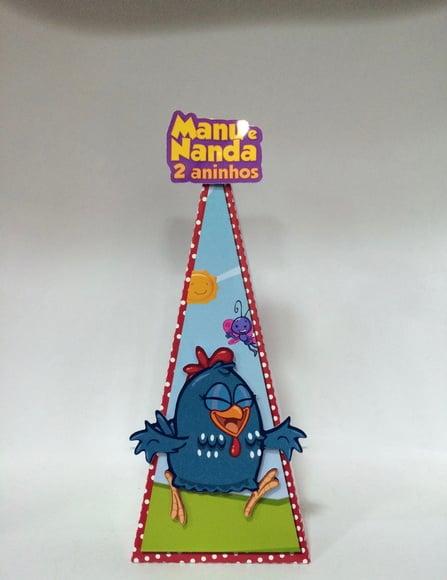 Cone Galinha Pintadinha - G