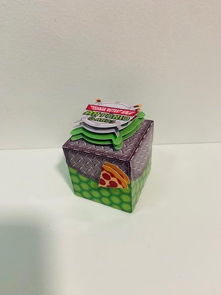 Cubo Com Tampa Tartarugas Ninja