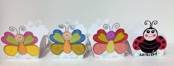 Forminha de doces Jardim de Bonecas