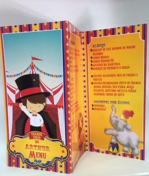 Menu Circo
