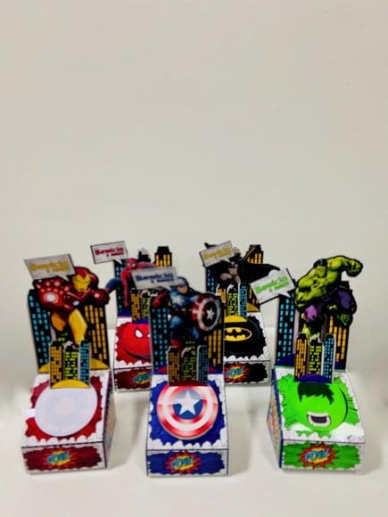 Porta Latinha Super Heróis