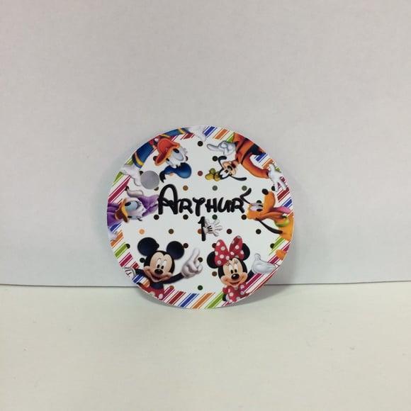 Tag de Agradecimento Turma do Mickey