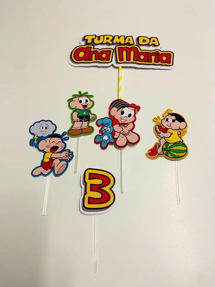 Topo de Bolo Turma da Mônica