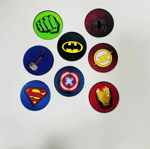 Adesivo para Latinha Super Heróis