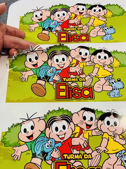 Adesivo para Sacolinha Turma da Monica