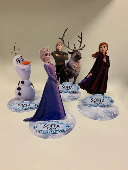 Aplique 3d Frozen 2