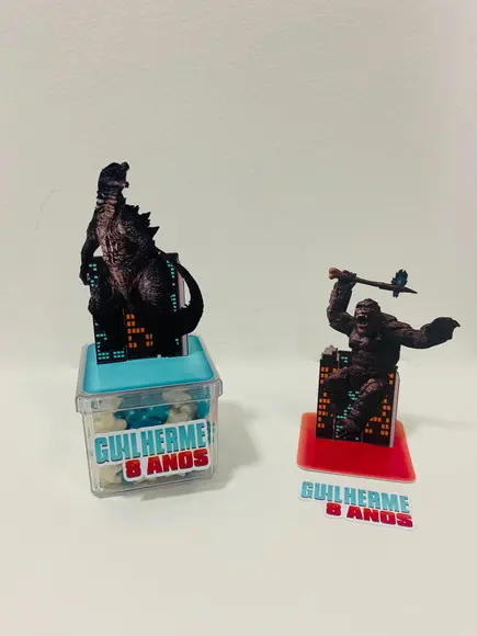 Aplique 3d Godzilla