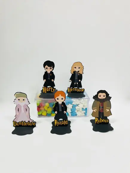 Aplique 3D Harry Potter 6cm