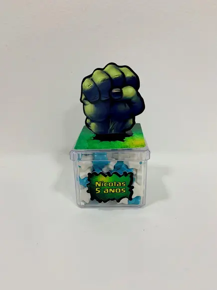 Aplique 3D Hulk