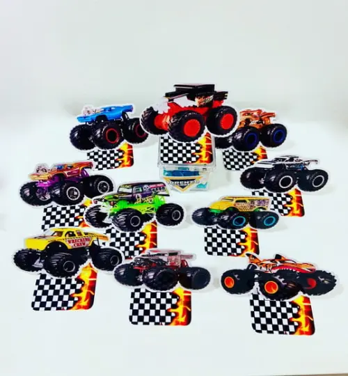 Aplique 3d Monster Truck Hot Wheels