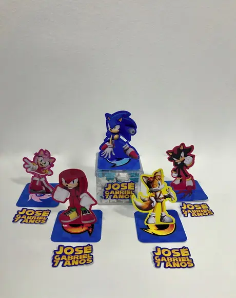 Aplique 3d Sonic