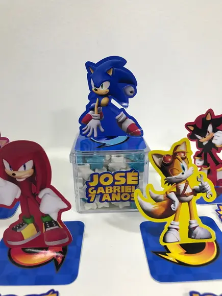 Aplique 3d Sonic