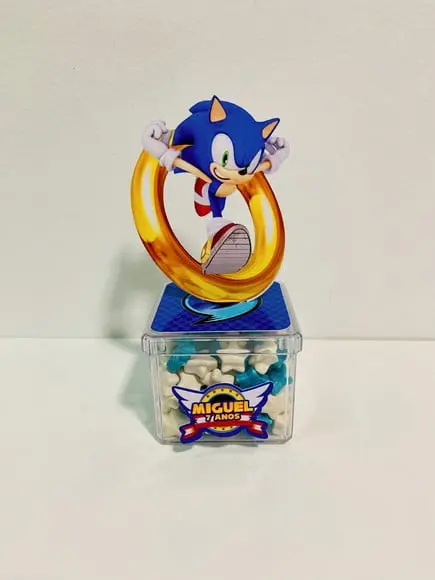 Aplique 3d Sonic Anel