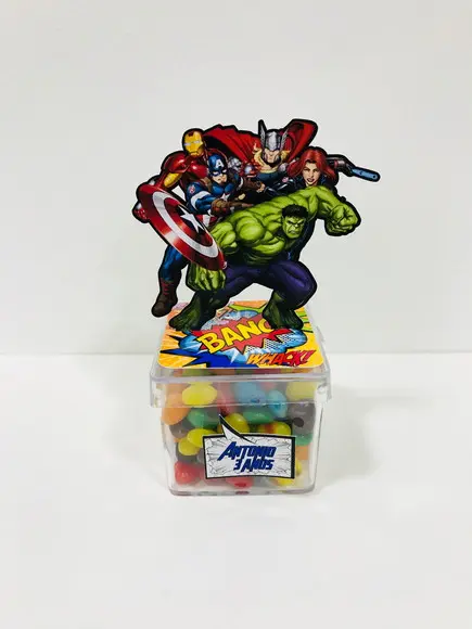 Aplique 3d Vingadores - 6cm