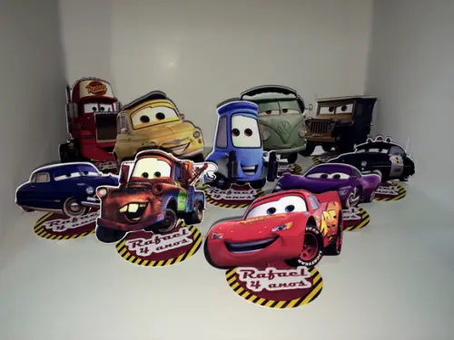 Aplique Carros 3D
