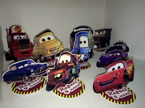 Aplique Carros 3D