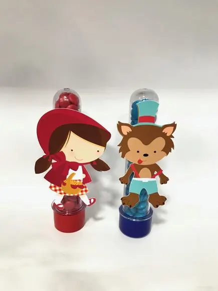 Aplique Chapeuzinho Vermelho - Tubetes