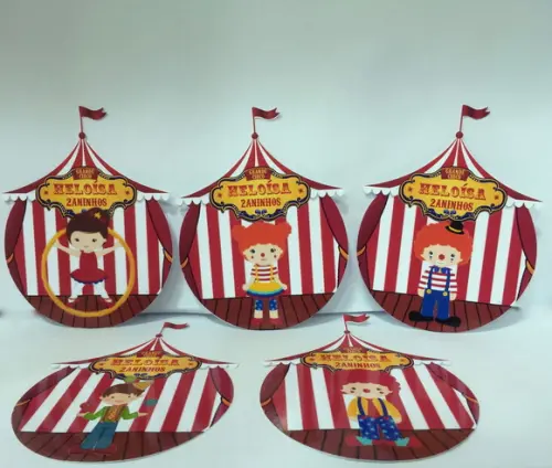 Aplique Circo para pirulitos