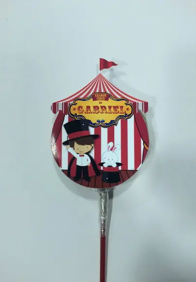 Aplique Circo para pirulitos