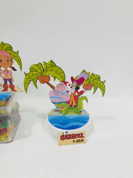 Aplique Jake e os piratas 3D