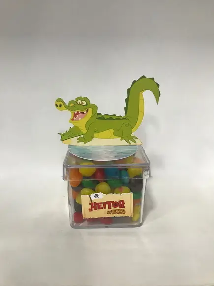 Aplique Jake e os piratas 3D - crocodilo