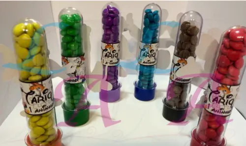 Aplique p tubete + rótulo Turma Mickey