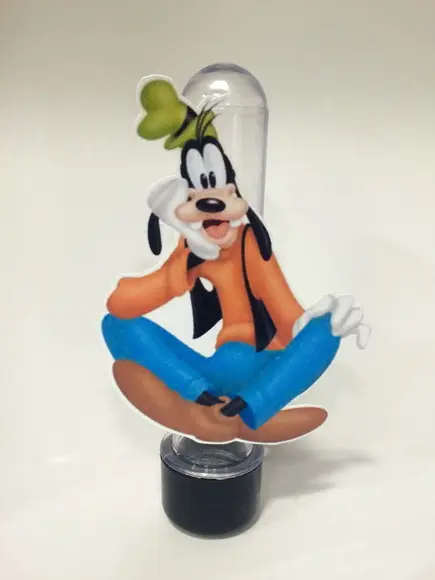 Aplique p tubete + rótulo Turma Mickey