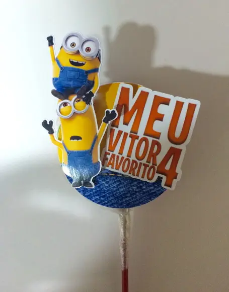 Aplique para Pirulito Minions