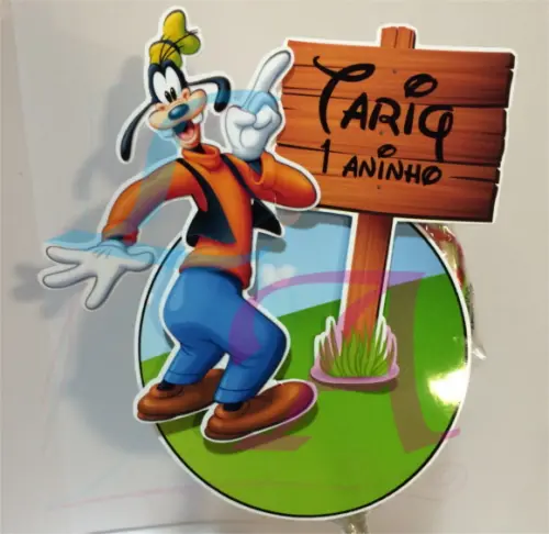 Aplique para Pirulito Turma do Mickey