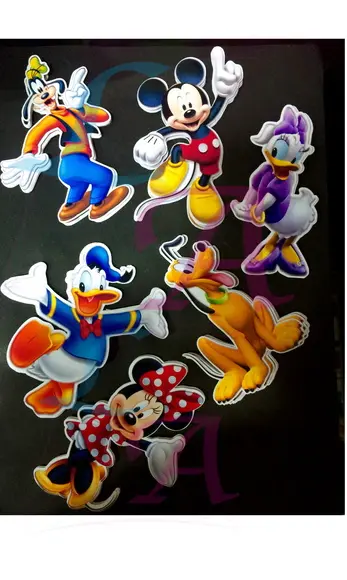 Aplique para Pirulito Turma do Mickey