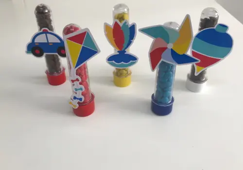 Aplique para tubete Brinquedos
