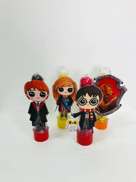 Aplique para tubete Harry Potter