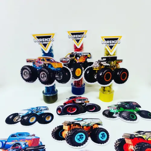 Aplique para Tubete Monster Truck