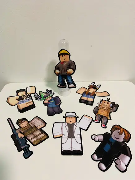 Aplique para Tubete Roblox - 9cm