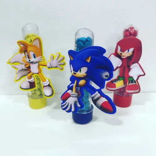 Aplique para Tubete Sonic - 9cm
