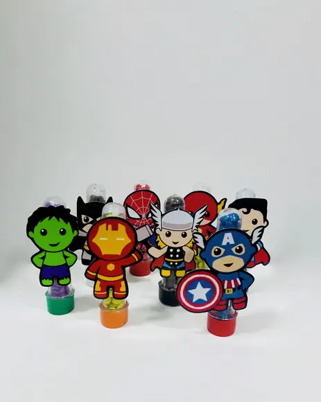 Aplique para Tubete Super Heróis