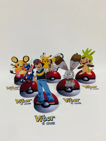 Aplique Pokemon 3D