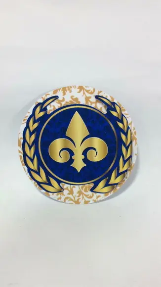Aplique Reinado para latinhas
