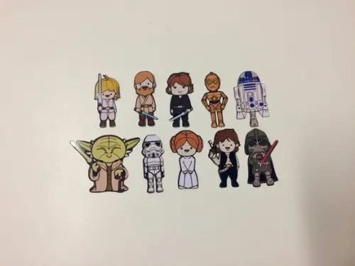 Aplique Star Wars - 3 cm