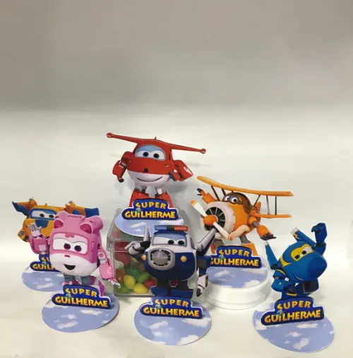 Aplique Super Wings 3D - 7cm